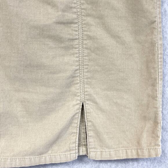 Eddie Bauer Corduroy Skirt Womens 14 Short Minimalist School Girl Light Academia - Picture 3 of 8